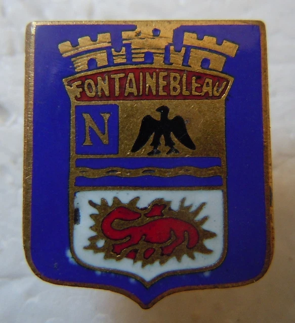 Ancien Insigne boutonniere Blason Haute-Alsace Armoiries