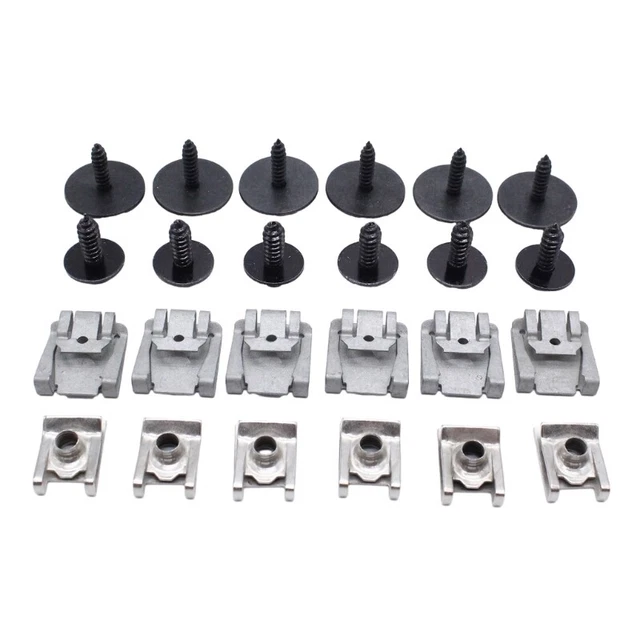 UPGRADED ENGINE UNDERTRAY Fasteners Clip Screw Engine Splash- Shield ...