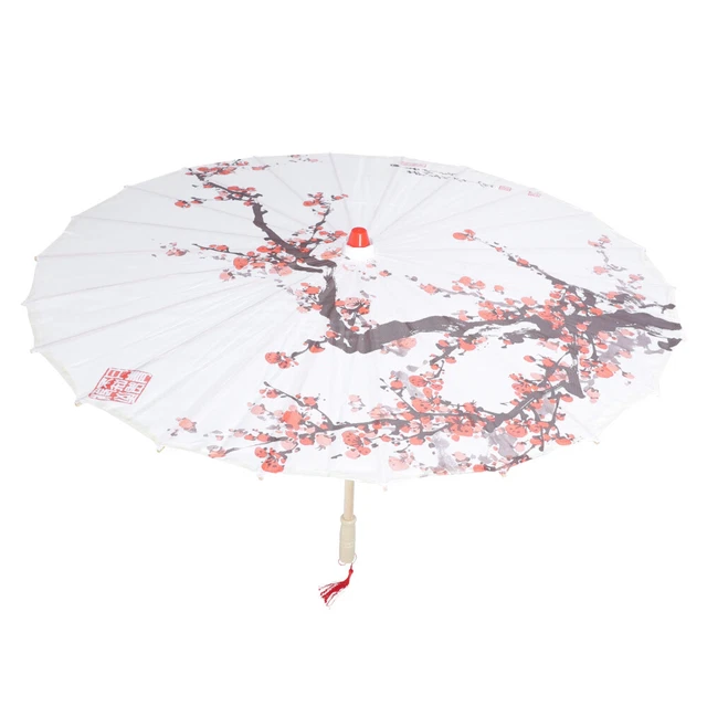 Oil Paper Umbrella Wood Hanfu Costume Parasol Cosplay Costumes