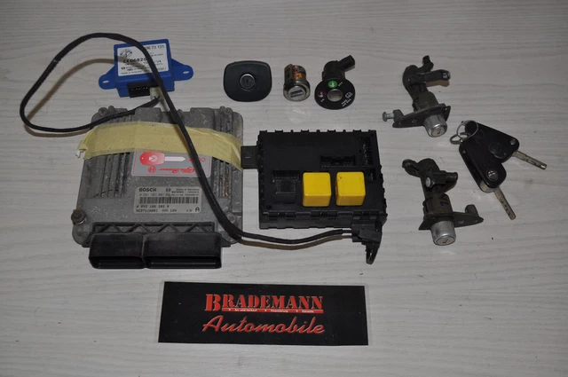 ALFA ROMEO 156 932 Benzin Schließsatz 2x Schlüßel Motorsteuergerät ...