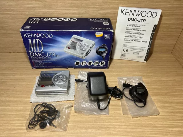 RARE- Mini Disco Player MD minidisc Kenwood DMC-J7R(s) (Similar sony walkman)