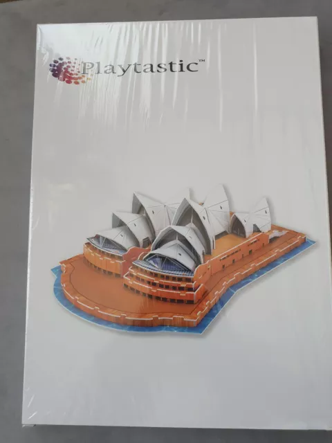 Playtastic Faszinierendes 3D-Puzzle "Opera House" in Sydney, 58 Puzzle-Teile