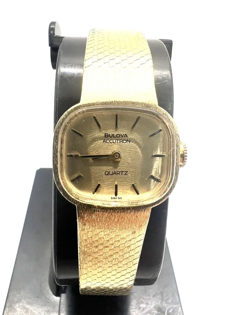 Montre Femme Vintage Bulova Accutron Quartz N7 2470 - Pour Pièces/réparation - Occasion