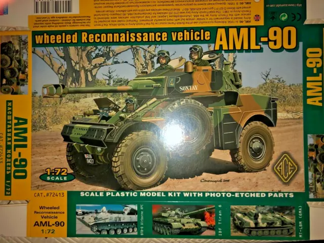 LOT de 6 AML : 2*AML90 ACE 72413 et 4*AML60 ACE 72412 1/72 neuf