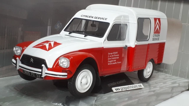 Citroen Service Acadiane 1984 Solido S1800407 Echelle Au 1/18 Eme Collection