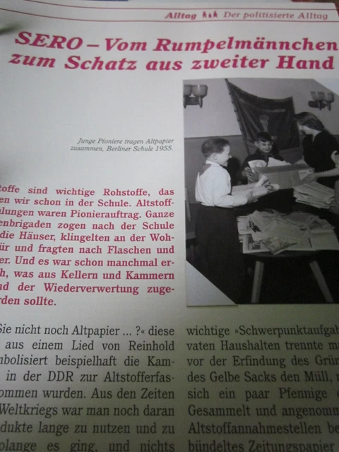 DAS WAR DIE DDR N politisierter Alltag SERO Sekundärrohstoffe EUR 3,70