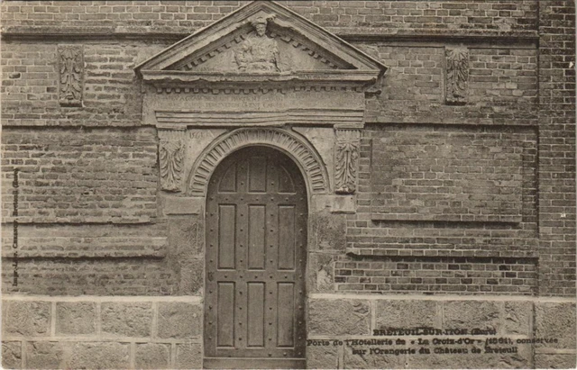 CPA BRETEUIL on ITON-Porte de l'Hotelerie de La Croix d'Or (28848)