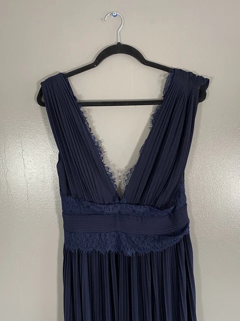 BNWT PURPLE ASOS DESIGN Premium Lace Insert Pleated Maxi Evening Dress UK 10 60 22.99 PicClick UK