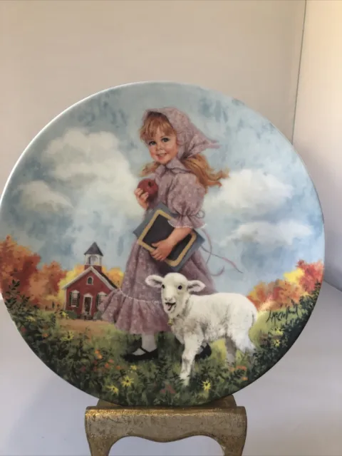 1985 Reco "Mary Had A Little Lamb" Mother Goose Series collectable plate!
