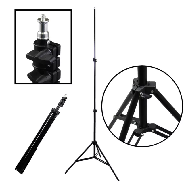 Professional Photo Photography Studio Flash Lighting Video Light Stand Tripod