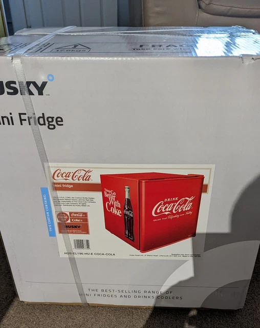 HUSKY HUSEL196 COCA Cola Mini Fridge / Drinks Cooler Refrigerator £115