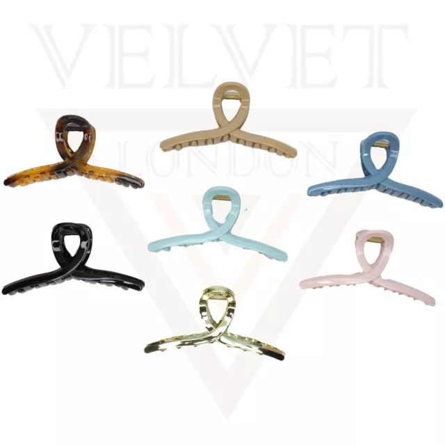 Hair Claw Knot Hair Clamp Jaw Clips Non-Slip Strong Hold Butterfly Hair Clip