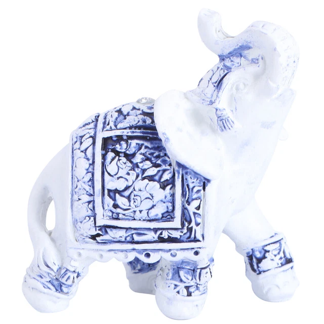 Resina Feng Shui Elephant Statue Small Elephants Decorative Elephant Home Desktop Decorazione 3PCS Home Decor Collezione