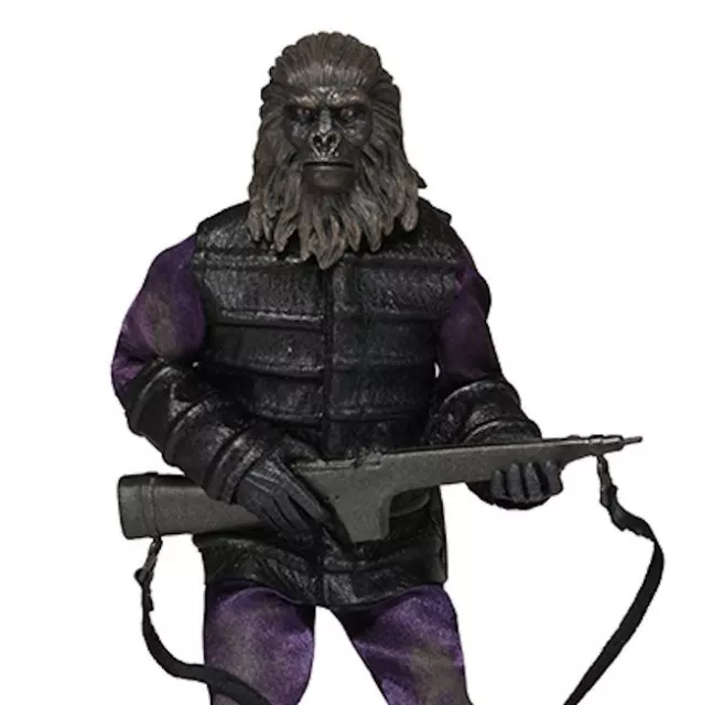 Neca Planet Of The Ape Classic Gorilla Soldier Figure Doll 8" Action Retro
