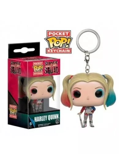 HARLEY QUINN - DC Funko Pocket Pop! Schlüsselanhänger Vinyl Figur Margot Robbie