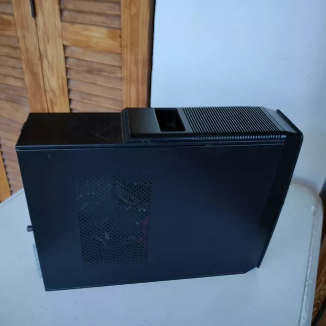 Nox Caja de PC Super Slim para Placas bases Micro ATX / Mini ITX Negra, Con DVDR