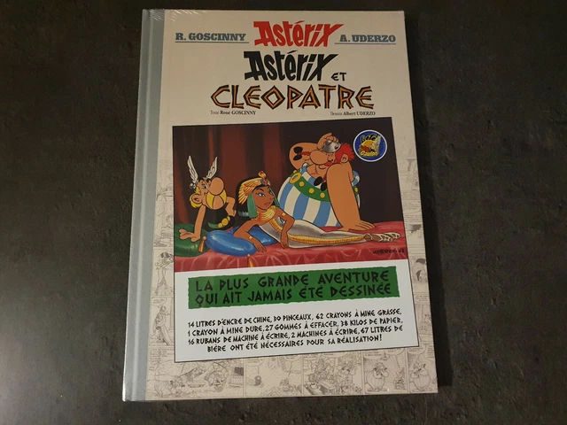 Asterix Et Cleopatre Tirage Luxe Uderzo Goscinny Encore Sous Blister 5000 Ex