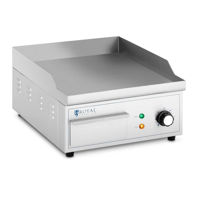 Plancha Électrique Professionnelle Plaque De Cuisson 350 x 380 mm Lisse 2000 W