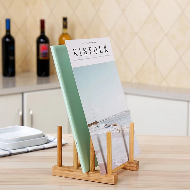 LZYMSZ Set Di 2 Scolapiatti In Legno Di Bambù, Supporto Per Piatti Presine 110034