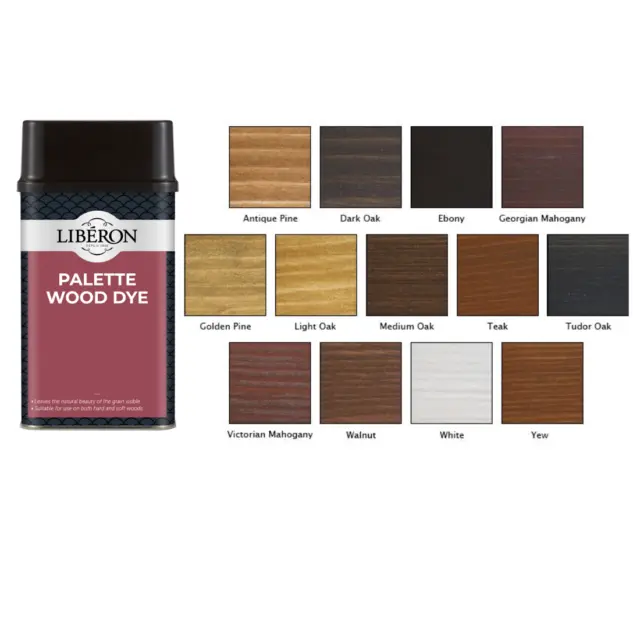 Wood Dye Quick Drying, Non-Fading and Non-Bleeding Rustins All Colours &  Sizes