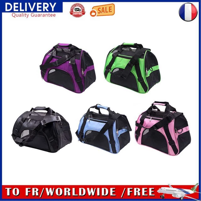 Dog Carrier Bag Portable Small Pet Breathable Foldable Outdoor Travel Handbags