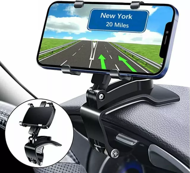 Universal Car Holder Dashboard Mount Stand Clamp Cradle Clip For Cell Phone GPS