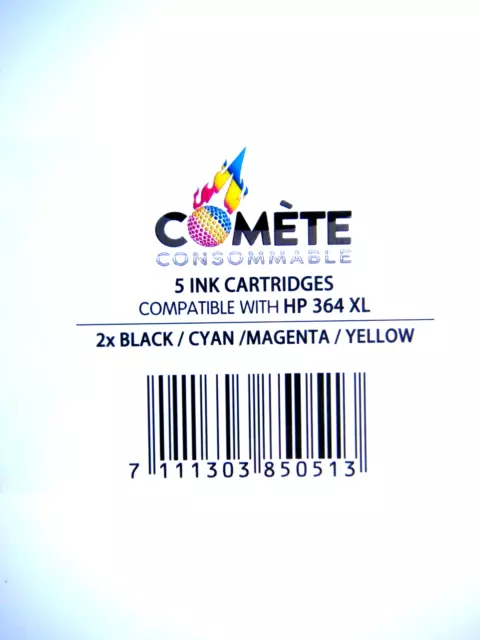 COMETE - HP 302XL - 1 cartouche compatible HP 302XL - Couleur