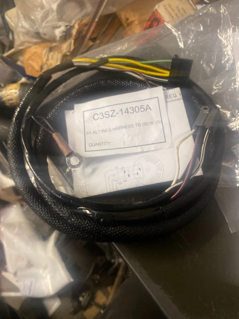 1963 Thunderbird 390 Alternatore & Voltaggio Regolatore Cavi Harness-1 Anno Solo
