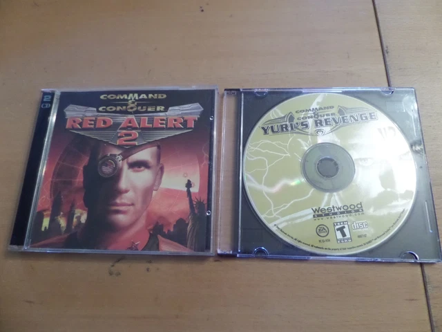 COMMAND CONQUER Yuri s Revenge Red Alert 2 Expansion PC Game 2001 CD 