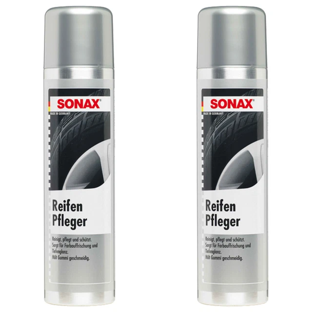 SONAX ReifenPfleger 2 x 400ml Reifenreiniger Reifenglanz Gummipflege