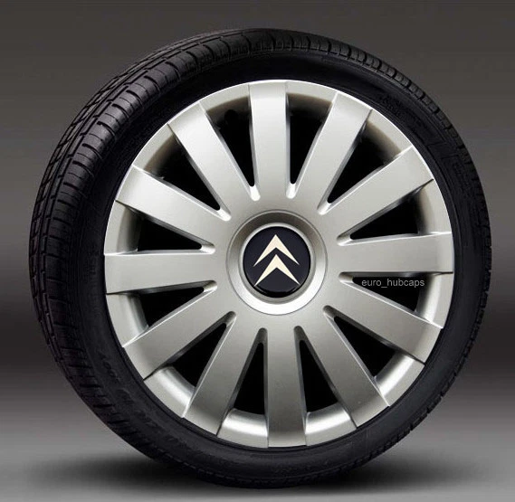 4x15" wheel trims, Hub Caps, Covers to fit Citroen C3,C4,C5,Picasso