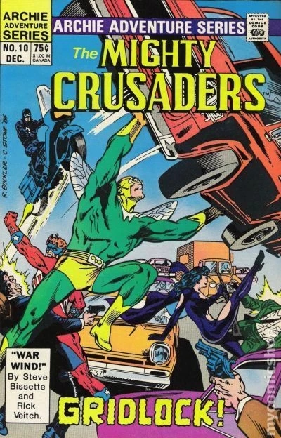 Mighty Crusaders #10 FN 6.0 1984 Stock Image