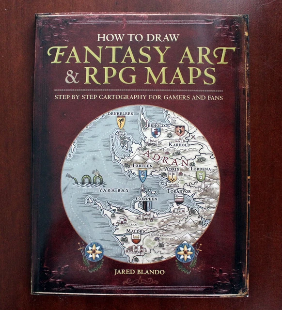 HOW TO DRAW Fantasy Art and RPG Maps 2015 Jared Blando £7.86 PicClick UK