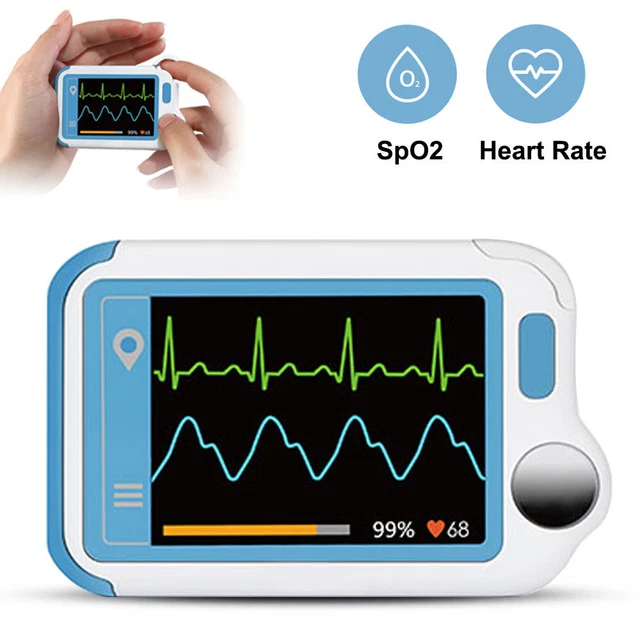 HOME EKG MONITOR Oxygen Monitor Personal ECG Monitor for 30s/60s/5min ...