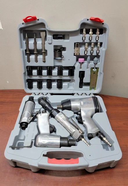 Kit de herramientas de aire de 35 piezas AutoCraft en estuche rígido c-x