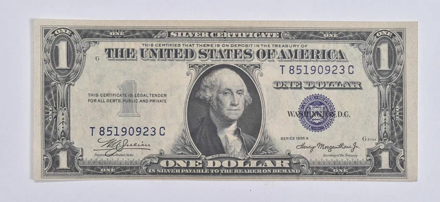 Crisp - 1935-A United States Dollar Currency $1 Silver Certificate *100