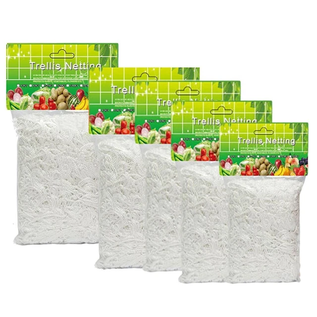 Rete Di Supporto Per Piante In Iuta Naturale 2x5 M - Biodegradabile E Compostabile, Maglia 15x15 Cm, Corda Diametro 3 Mm