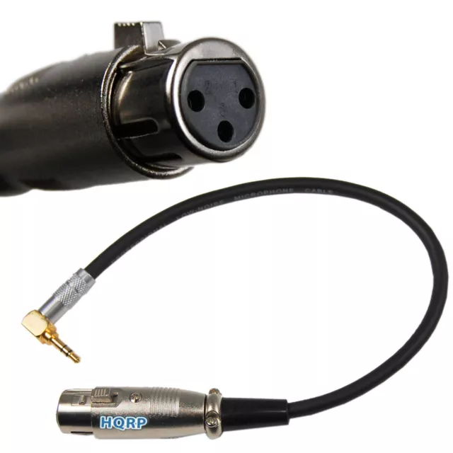 3.5mmA XLR Hembra Cable para Rode NT1A, NTG2 Condensador Shotgun Micrófono