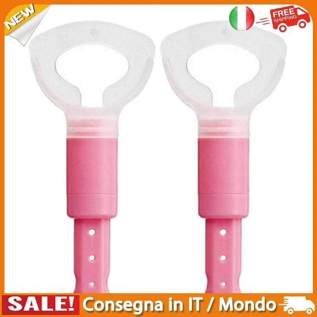 IT Weight Loss Lung Abdominal Breathing Trainer Slimming Face Lift Tool (Pink)