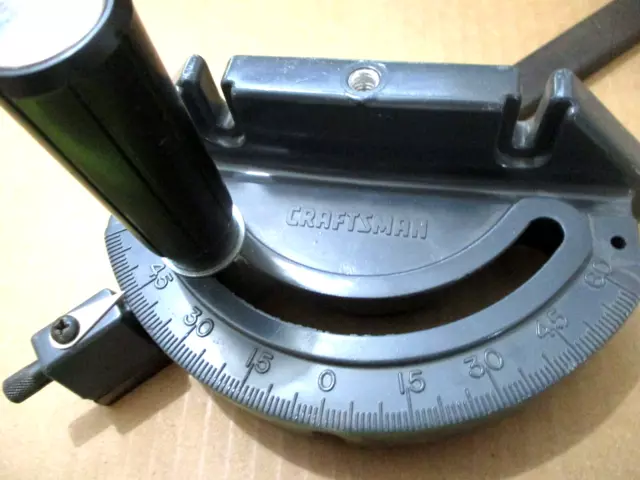 Miter Gauge Assembly for Craftsman Table Saw W/ 3/4" Wide x 3/8" Deep Miter Slot