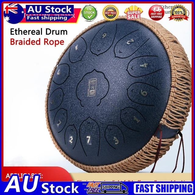 Handmade Handpan Decoration Woven Rattan Rope Steel Tongue Drum Braided Ropes