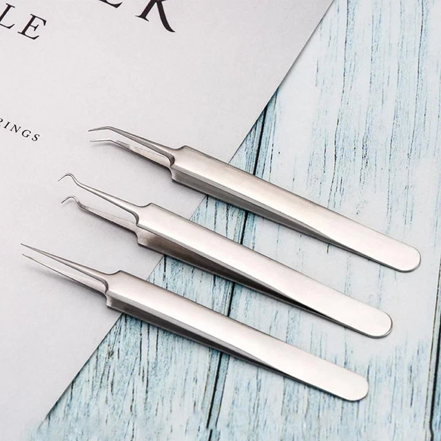 Herramientas removedor de acné espinillas pinzas espinosas clips comedón X7O6