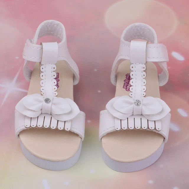 Chaussures En Cuir PU Bowknot Chaussures Sandales pour 1/3 BJD Outfit Vêtements