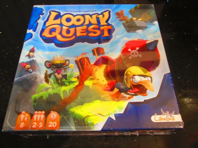 Loony Quest Brettspiel, neu und versiegelt