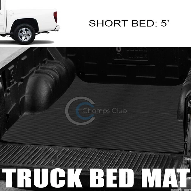 Fits 04-12 Colorado/Canyon 5'/60" Horizontal Style Rubber Truck Bed Mat Liner V2
