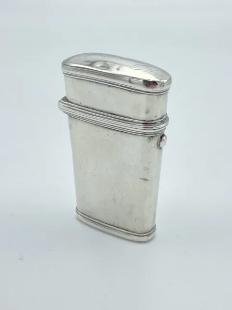 18th Century Georgian Solid Silver Fleam Case Etui
