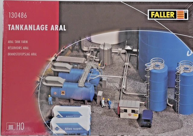 Faller F130486 - Réservoirs Aral Modélisme Ferroviaire | Maquette à Assembler