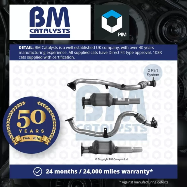 Catalytic Converter Type Approved + Fitting Kit BM90300HK BM Catalysts Quality