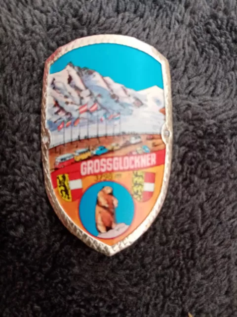 Stocknagel Stockemblem Stockschild Grossglockner  für Wanderstock 4 cm X 2,5 cm