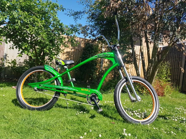 ELECTRA RAT FINK Alloy 3I Metal Flake Green Mens Cruiser Bike